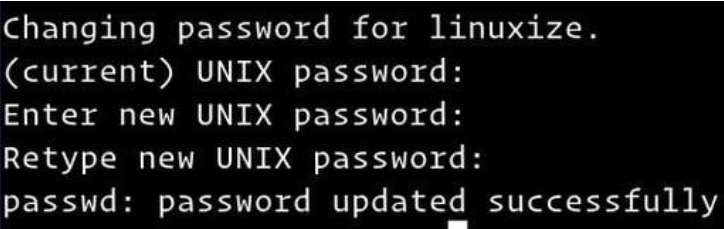 linux修改用户密码
