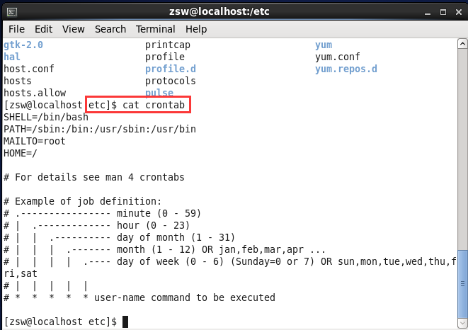 linux计划任务执行日志_oracle存储过程执行日志_crontab的执行日志